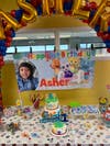 Harford Fab Functions (Kristy Williams) made the amazing Balloon Structures and Kim Lewis decorated the candy table!