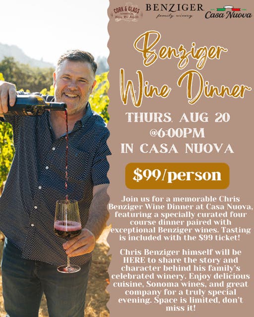 Benziger Wine Dinner