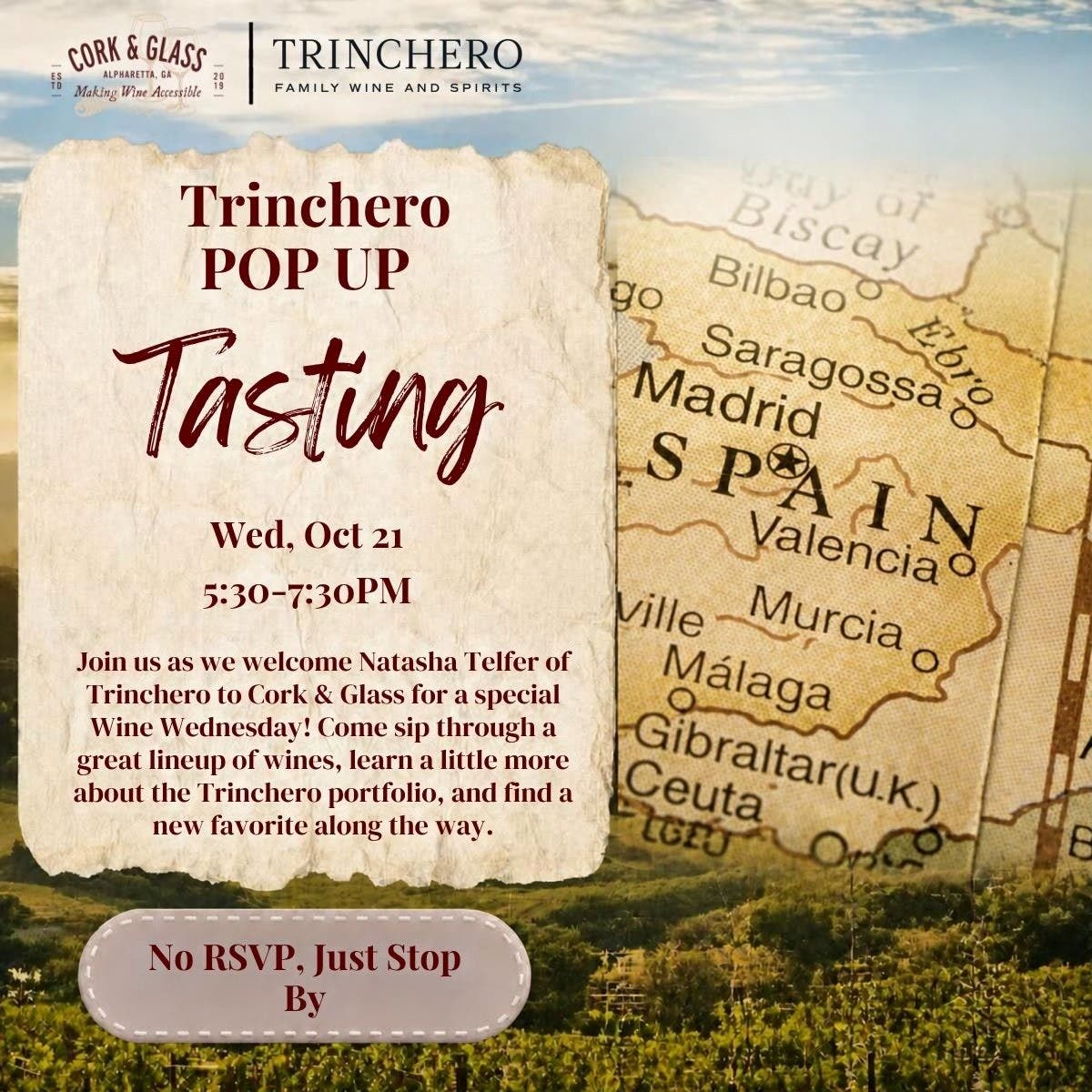 Trinchero Pop-Up Tasting at Cork & Glass
