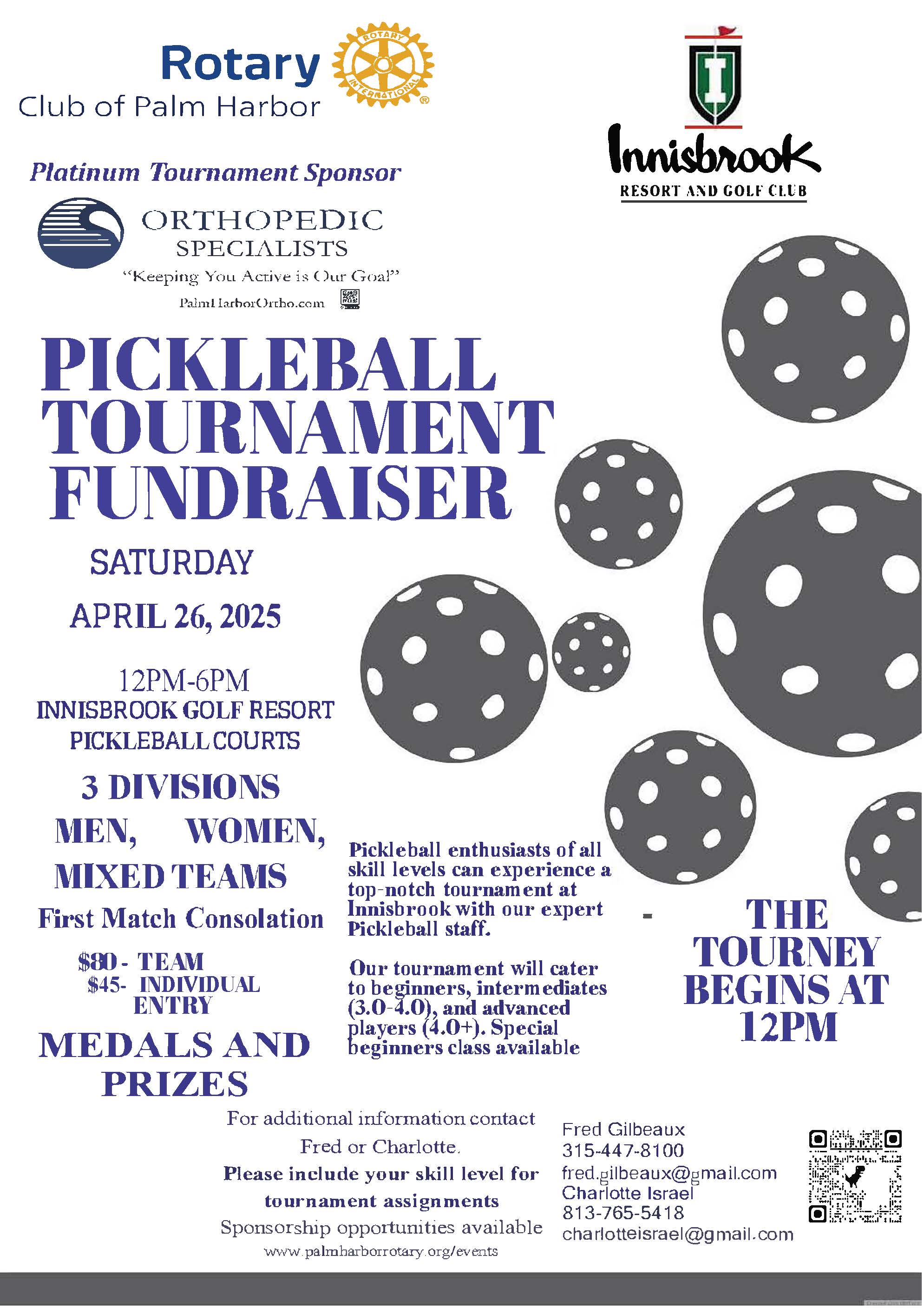 Charity for a Cause Pickleball Tournament