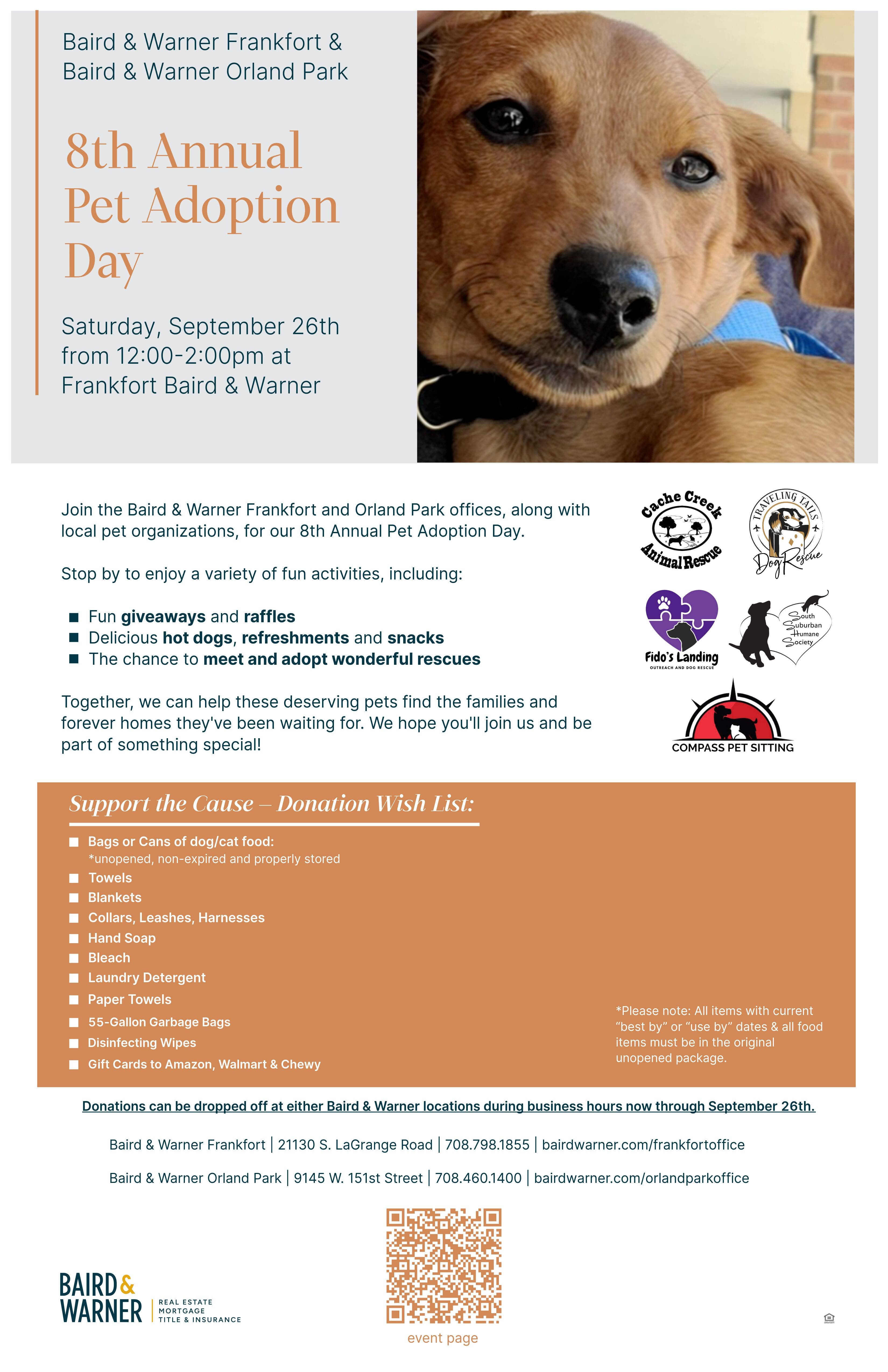 8th Annual Pet Adoption Day