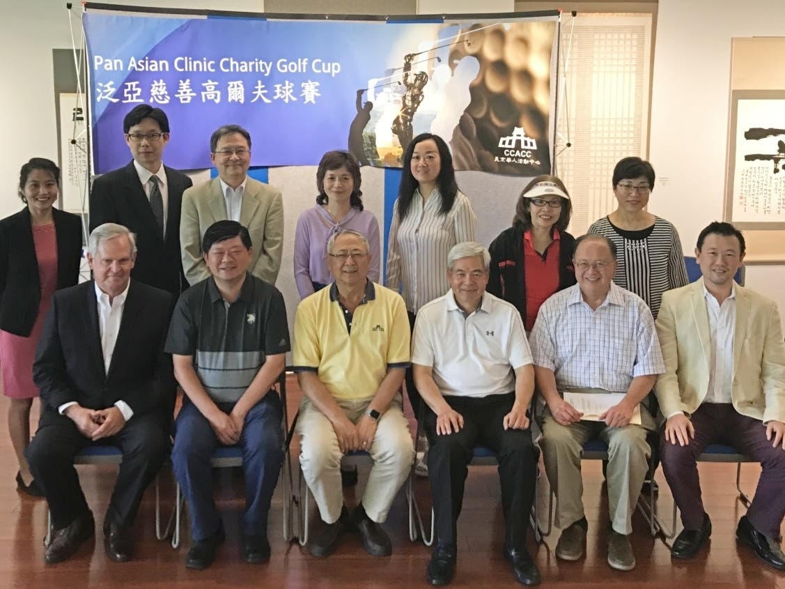 Group photo of PAVHC Golf Cup Press Release