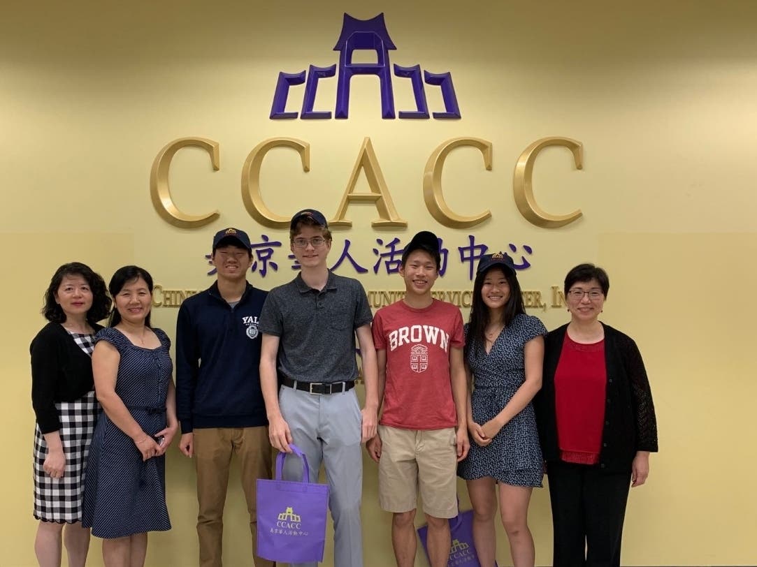 Student panelists at Applying for the Ivies