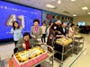 CCACC Executive Director Rita S. Lewi and members of the Board of Directors cut the anniversary cakes, celebrating the 41st anniversary of CCACC.
