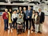 Montgomery County Executive Marc Elrich (second row, third from right) and his staff take a group photo with CCACC Executive Director Ms. Rita Lewi (front row, middle), CCACC Board members and colleagues.