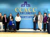 Dr. Afshin Abedi, Dr. Kimberly Y. Johnson and Dr. Patrice McGhee,Dr. Alven Lam (CCACC Board Chairman), Li-Fang C. Liu (CCACC Deputy Executive Director), and Mo-Ping Chow (CCACC Board Member).