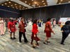 The event started with a “Cultural Fashion Walk”, where everyone casually strolled around, instantly enlivening the festive atmosphere.