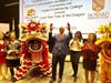 The lion dance performance brought another highlight to the entire event.