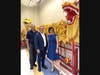Delegate Ryan Spiegel (center) posed for a photo with Mr. Chih-Hsiang Li (left) and Ms. Julie Yang (right) beside the Golden Dragon at the center.

