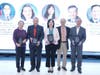 Dr. Yuchi Huang, Chairman of the CCACC Board (second from right), presented awards to honor retired Board Directors for their service.
