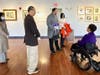 ED Lewi who also serves as Director of CCACC Art Gallery, introduced the ongoing exhibition to the guests.