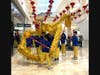 Dragon dance parade.