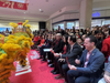 Lively and jubilant lion dance performance.