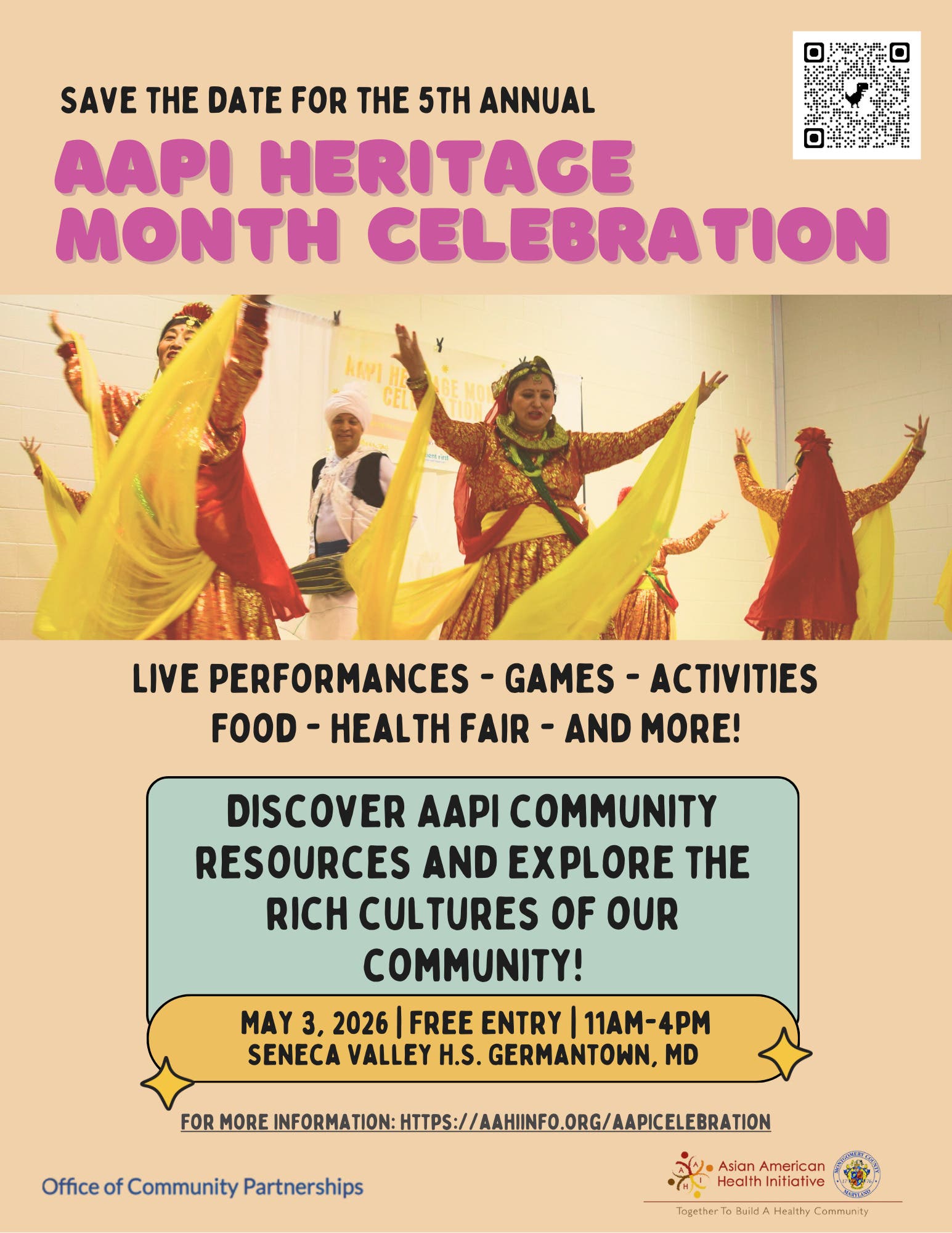 Welcome to The 5th Annual Montgomery County AAPI Heritage Month Celebration