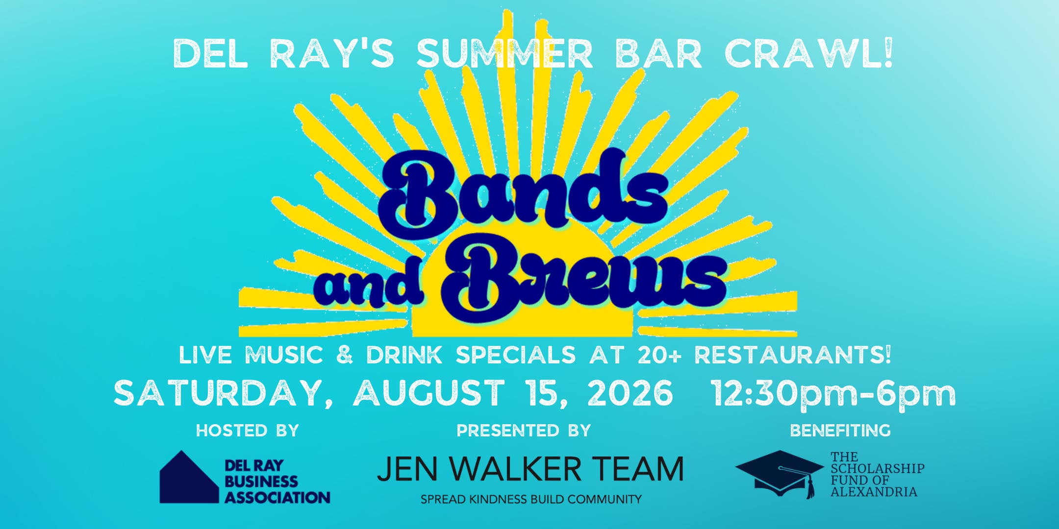 6th Annual Bands & Brews: Del Ray's Summer Bar Crawl