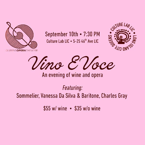 Vino e Voce: An Evening of Wine & Song
