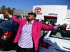 U.S. Army veteran Chante Kiley-Washington, a Baltimore City resident, is overcome with excitement in receiving her 2014 Chrysler 200 at today's event.