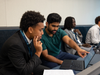 Semir Ibrahim, Friends School of Baltimore, Emory University, and Alan Joseph, Associate Analyst, Global Equity, T. Rowe Price. 