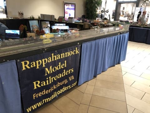 Rappahannock Model Railroaders at the Spotsylvania Towne Centre Mall