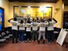 The canvassers dressed in the team T-shirts.