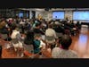 Dr. Pofen Salem presents the financial report in the fully packed meeting venue.