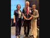 After awards ceremony, the group photo of Mr. Chih-Hsiang Li(middle), Mr. Li’s wife, Dr. Chou-Chi Li(left), ceremony host Andrea Roane (right).