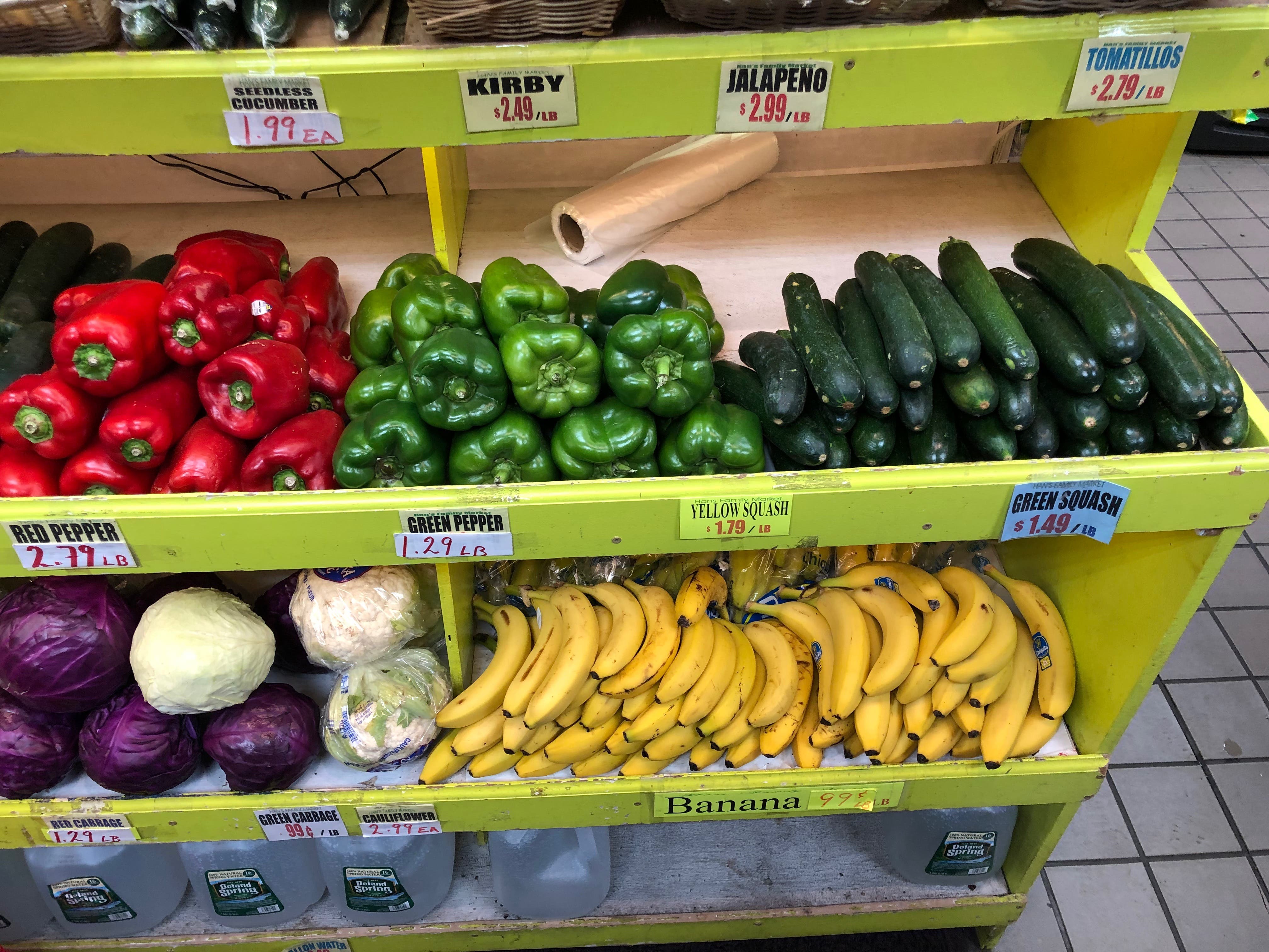 Fruits and Vegetables