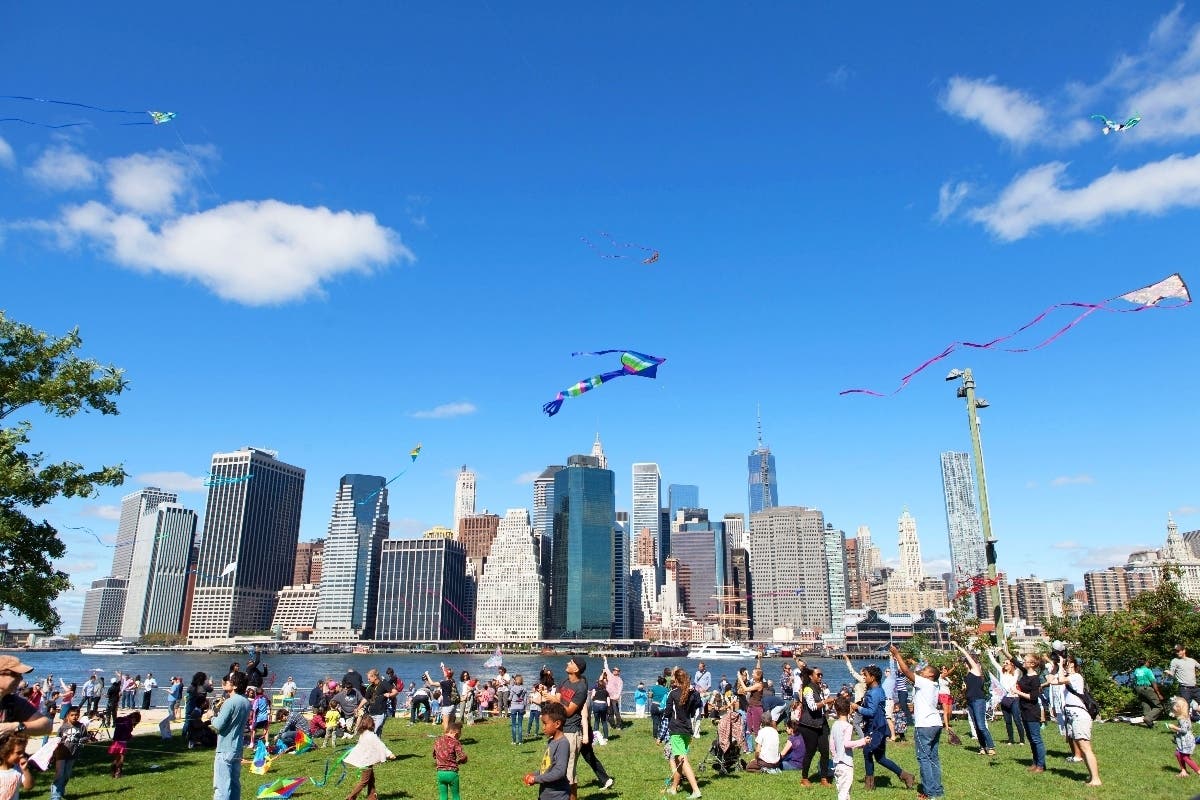 Brooklyn Bridge Park Kite Festival