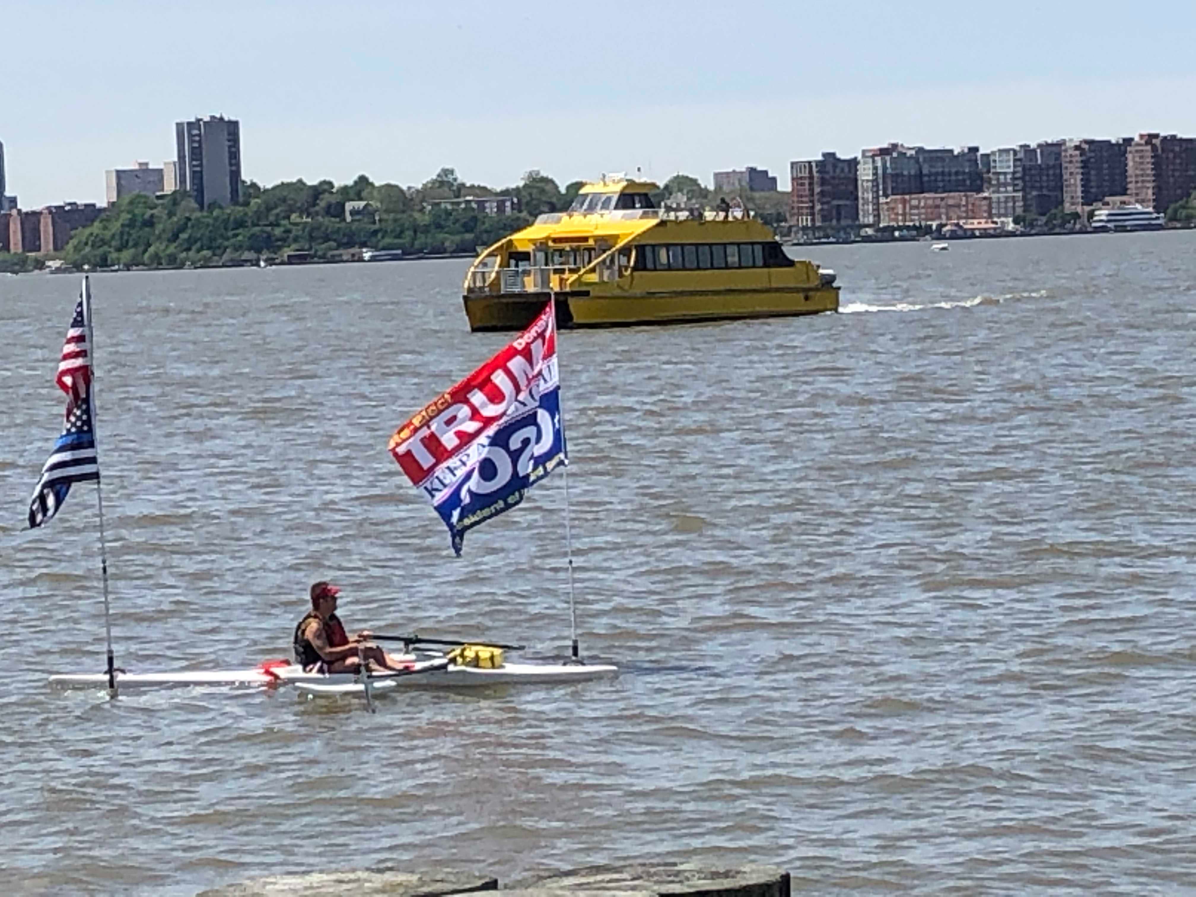 Kayaker in the Hudson
