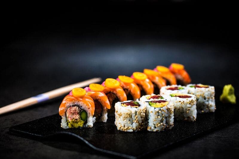 Sushi rolls available at Sen Sakana