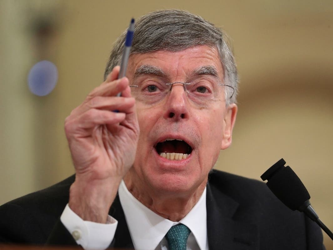 Top U.S. diplomat in Ukraine William Taylor testifies before the House Intelligence Committee on Capitol Hill in Washington, Wednesday, Nov. 13, 2019.