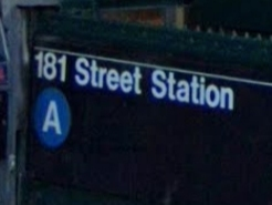 An image of the 181st Street subway station in Washington Heights. 