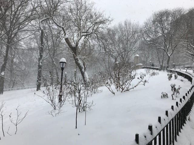 More Pictures Of Riverside Park Blanketed In Snow: Take A Look | Upper ...