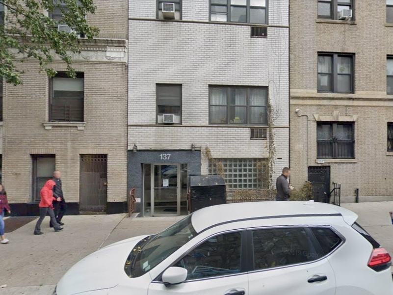 An image of James Baldwin's old home at 137 West 71st Street on the Upper West Side.