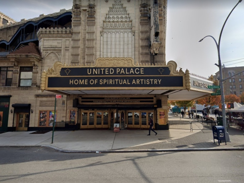 The United Palace Theater in Washington Heights will host the first night of the Tribeca Film Festival in 2021.