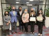 Left to right: Mitali Vasa of the Vasa Foundation, Team Challenge Brand Ambassador Jeremy Posluszny, NJ Senator Vin Gopal, Erika Boyer of Edward Jones-Marlboro, and essay contest winners Katrine Birkeland and Jonna Crocker.