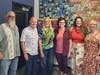2025-2026 Club Officers, left to right: Sergeant-at-Arms Peter Gallagher, VP of Education Tom Lindsey, President Valerie Krugh, Secretary Starr Bielas, VP of Membership Kristin Milashoski, and VP of Public Relations Joanne Colella. 