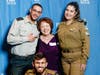 IDF soldiers presenting the Medal of Heroism to Holocaust survivors from the community.