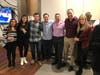 FIDF Young Leadership supporters Allison Bernknopf; Ricki Gold; Jonathan Brodack; Seth Friedman; Jonathan Gabay; Lawrence Chopp; and Rachel Gendelman.