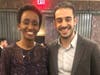 FIDF Young Leadership supporters Winnie Musoni and Gadi Ezra. 