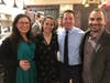 FIDF Young Leadership supporters Shayna Weiner; Erica Kantor; Alex Lakner; and Scott Levy. 