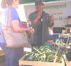 Rich Olson at the Northbrook Farmers Market in 2018.