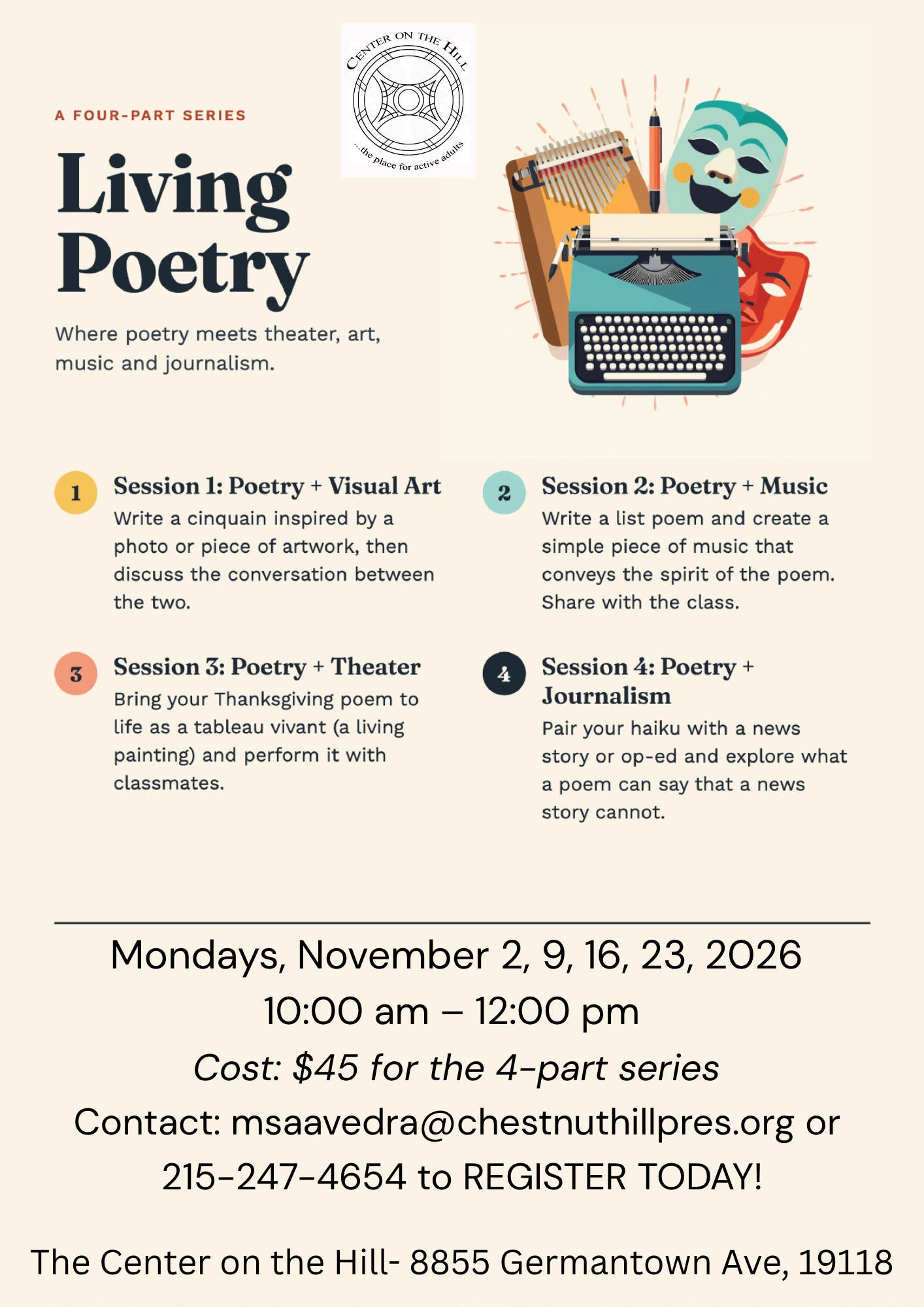 Living Poetry Class