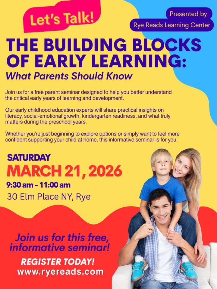 Free Parent Seminar - Building Blocks of Early Learning