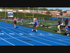 Bunnell's Jonathan Gulish nearing the finish line in the 400 Meter dash.   Trailing him, New Fairfield's Ralph Lagerman.  