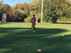 Stratford's Amos Colocho heads towards the finish line for yet another second place finish on October 14th 2022.  Colocho's time was 18:13