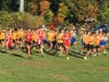 The start of the four team cross country meet between Jonathan Law, Platt Tech, West Haven, and Stratford High Schools on October 14th 2022 at Eisenhower Park