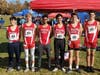 Stratford High Cross Country throwback,  Ryan Munoz , first on the left, and Amos Colocho, fourth from the left,  seen here during their freshman year in 2019 at Wickham Park for the CIAC XC Championships. The two enjoyed four successful years toghether.