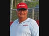Mr Bob Baird seen here before the start of the 2021 Womans Fast Pitch National Championship.  Baird was the General Manger of the Brakettes for 32 years.  He passed away on December 31st 2022.