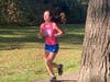 Abbi Fourcier picking them up and putting down in an all effort on Tuesday October 6th 2026 at Beardsley Park.  She went on to finish 7th with her personal best time.